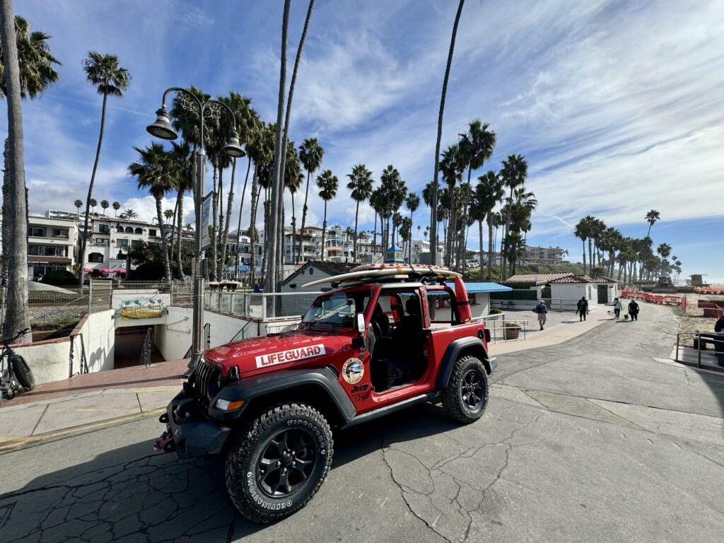 San Clemente Lifeguard at San Clemente Pier