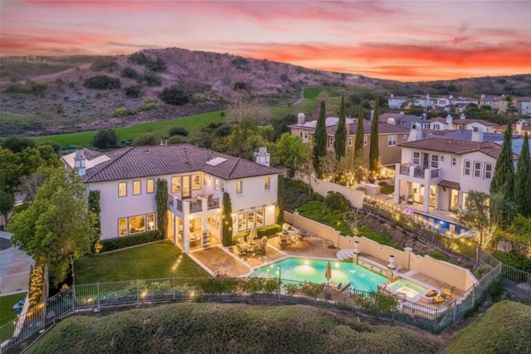 Aerial view of a house in Mirador Talega San Clemente, CA