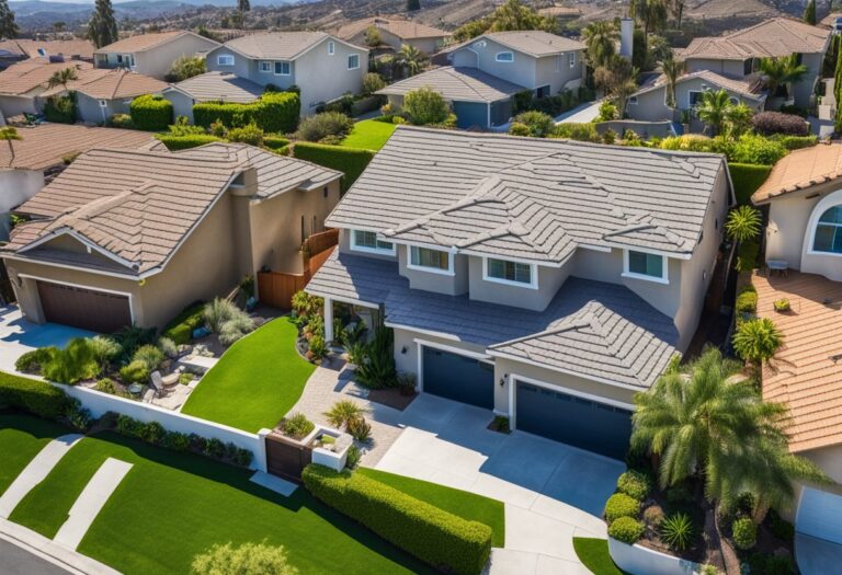 Aerial view of a house in Mirador Talega San Clemente, CA