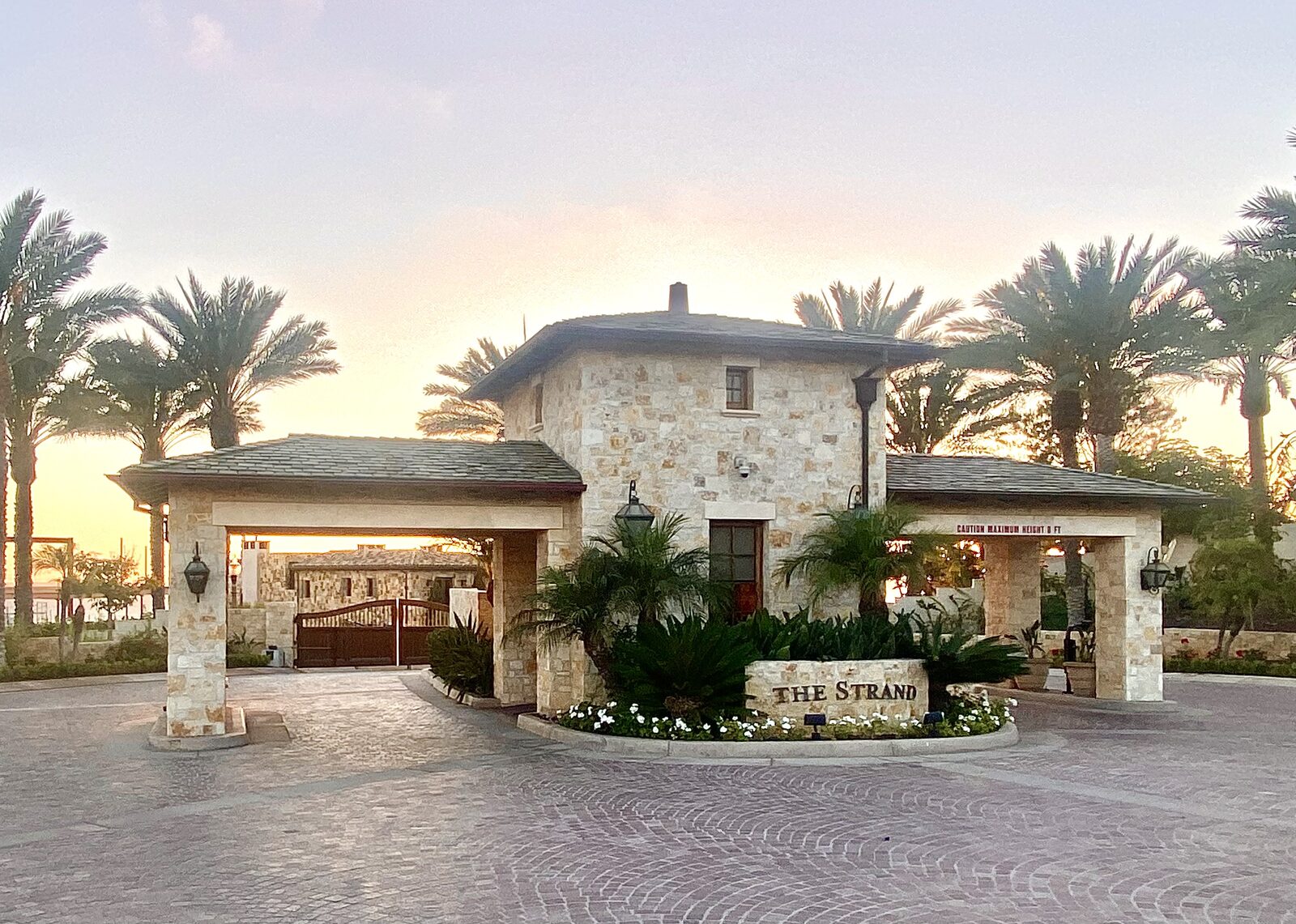 Private entry of a coastal Orange County home marketed as a Compass Private Exclusive